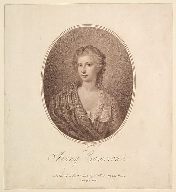 Jenny Cameron, by William Hogarth