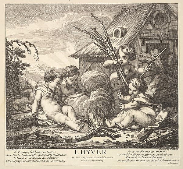 Winter, by Claude Augustin Duflos le Jeune