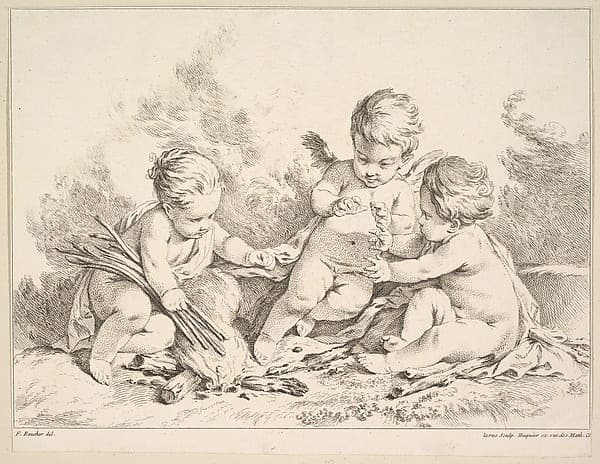 Fire, by Louis Félix de La Rue