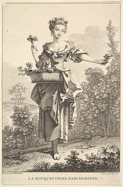 The Flower Girl Fanchonette, by John Ingram