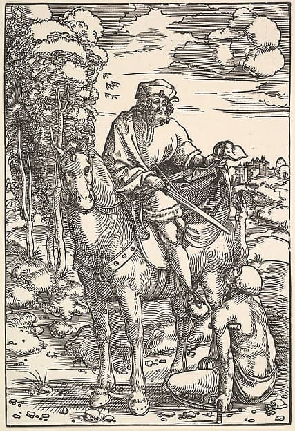 St. Martin on Horseback, by Hans Baldung (called Hans Baldung Grien)