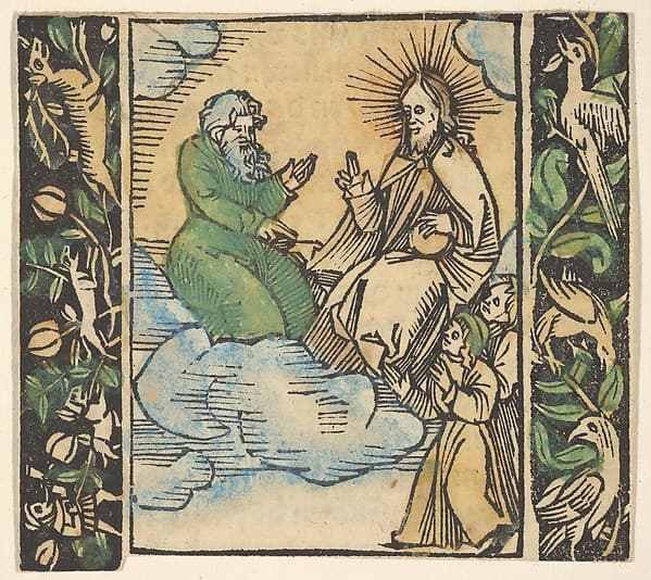 Illustration from Beschlossen Gart des Rosenkranz Mariae, by Hans Baldung (called Hans Baldung Grien)