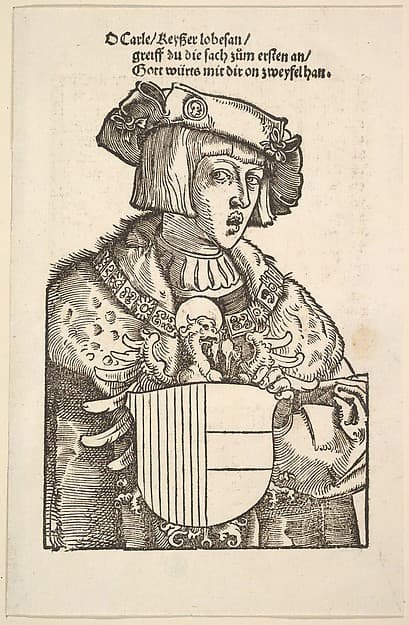 Portrait of Charles V, by Hans Baldung (called Hans Baldung Grien)