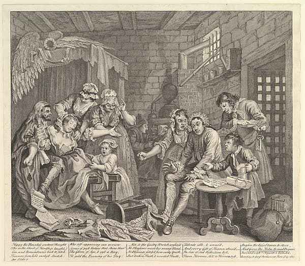 A Rake's Progress, Plate 7, by William Hogarth