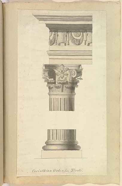 Corinthian Order from Tivoli, by Alfred Henry Forrester [Alfred Crowquill]