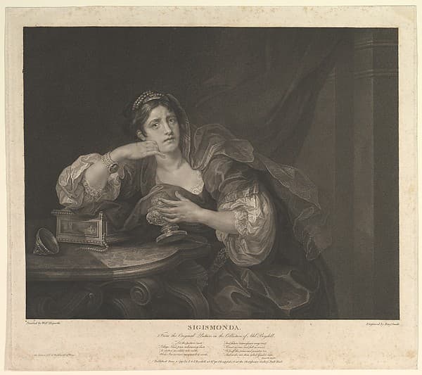 Sigismonda (Sigismunda), by Benjamin Smith