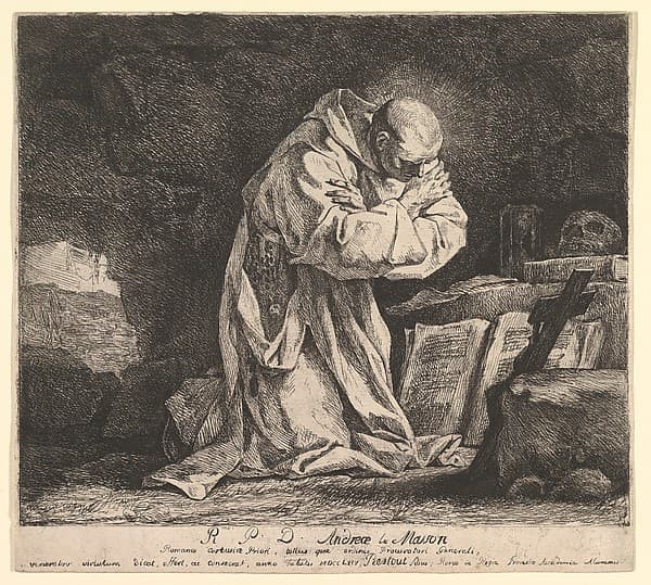Saint Bruno, by Jean Bernard Restout
