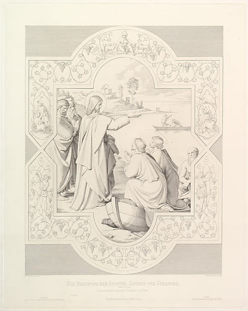 The Calling of the Apostles St. James and St. John, by Friedrich August Pflugfelder