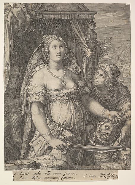 Judith and the Head of Holofernes, by Jan (Pietersz.) Saenredam