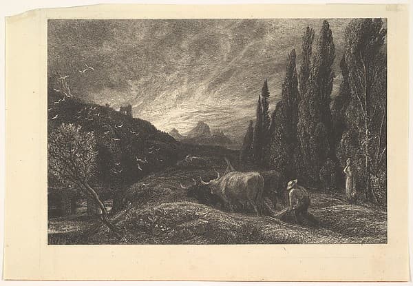 The Early Ploughman, by Samuel Palmer