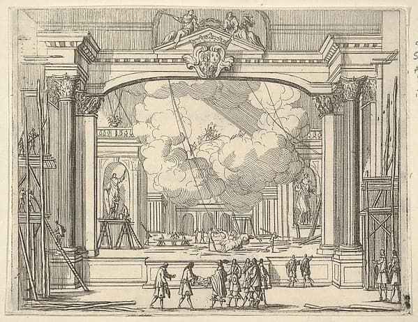 Francesco I d'Este Orders Fête Decorations, from "L'Idea di un Principe ed Eroe Cristiano in Francesco I d'Este, di Modena e Reggio Duca VIII [...]", by Bartolomeo Fenice (Fénis)