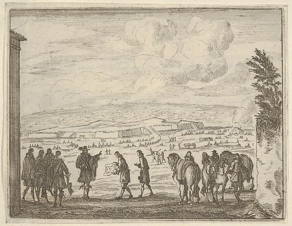 Francesco I d'Este Builds the Fortresses of Modena for the Security of his People, from "L'Idea di un Principe ed Eroe Cristiano in Francesco I d'Este, di Modena e Reggio Duca VIII [...]", by Bartolomeo Fenice (Fénis)