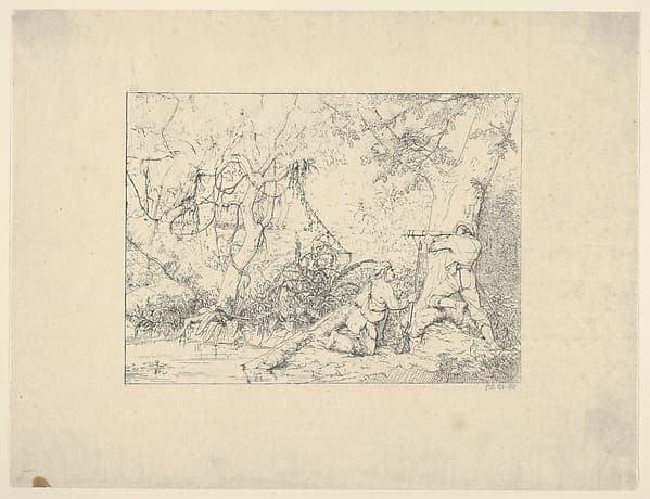 Vicksburg Canal (from Confederate War Etchings), by Adalbert John Volck