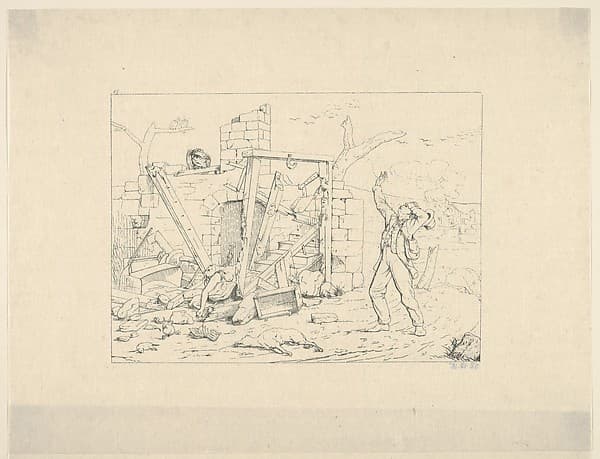 Tracks of the Armies (from Confederate War Etchings), by Adalbert John Volck
