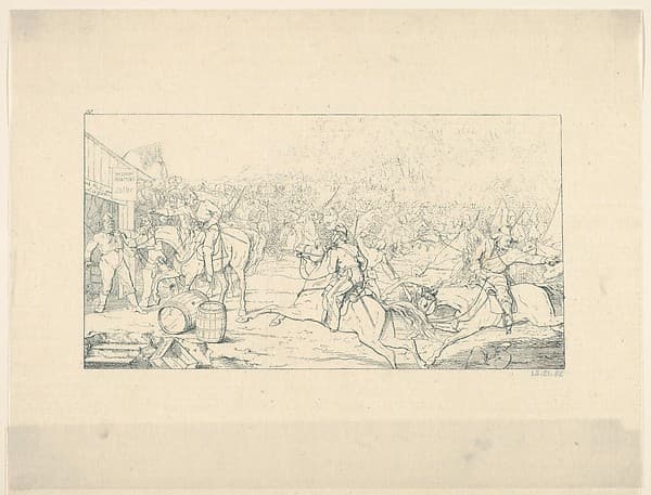 General Stuart's Raid to the White House (from Confederate War Etchings), by Adalbert John Volck