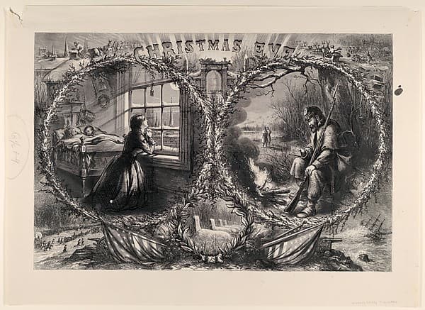 Christmas Eve (published "Harper's Weekly," January 3, 1863), by Thomas Nast