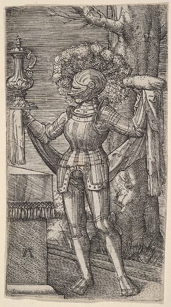 Knight with Bread and Wine, by Albrecht Altdorfer