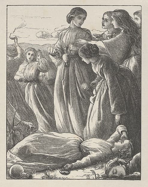 The Parable of the [Ten] Virgins (The Parables of Our Lord and Saviour Jesus Christ), by Sir John Everett Millais
