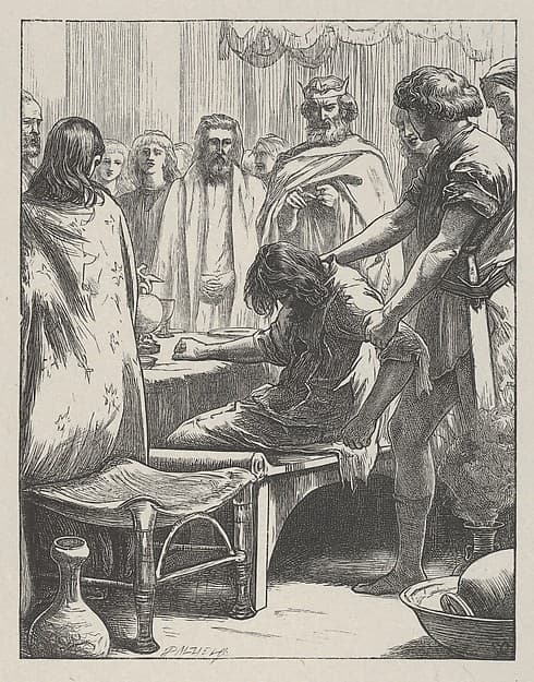 The Marriage Feast (The Parables of Our Lord and Saviour Jesus Christ), by Sir John Everett Millais