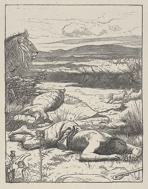 The Good Shepherd (The Parables of Our Lord and Saviour Jesus Christ), by Sir John Everett Millais