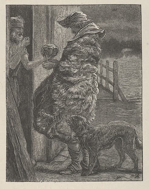 The Importunate Friend (The Parables of Our Lord and Saviour Jesus Christ), by Sir John Everett Millais