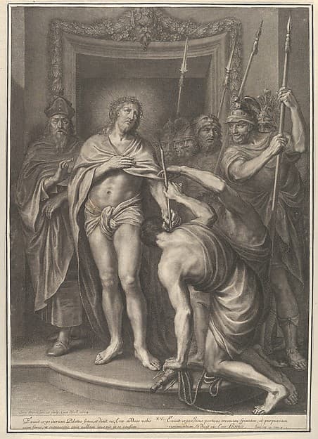 Christ Before the People, from The Passion of Christ, plate 15, by Grégoire Huret
