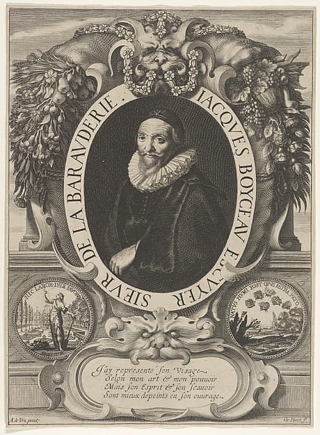 Frontispiece with a Portrait of Jacques Boyceau de la Berauderie (ca. 1560–1633), by Grégoire Huret