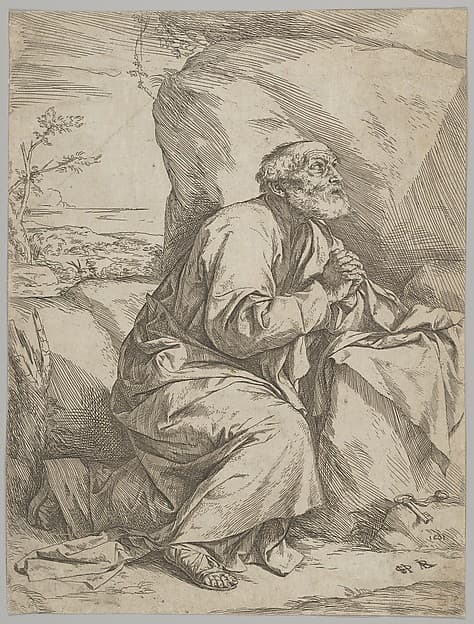 The Penitence of Saint Peter, by Jusepe de Ribera (called Lo Spagnoletto)