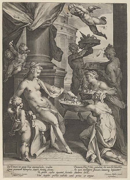 Venus Honored by the Nymphs, by Jan Muller