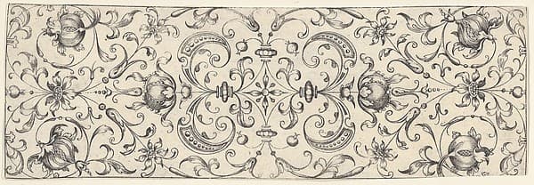 Plate 2, from "Friezes with Birds, Flowers and Meandering Wreaths and Scrolls", by Theodor Bang