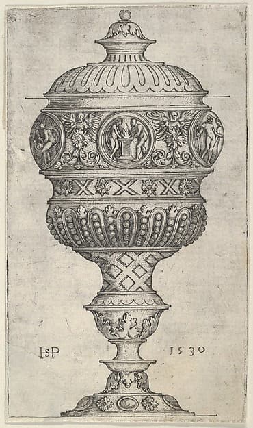 Goblet with Round Medallions, by Sebald Beham