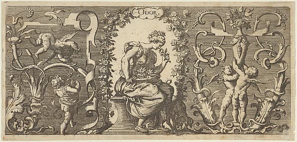 Smell (Odor), from "Quinque Sensuum", by Franz Cleyn