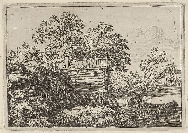 The Fisherman's Hut, by Allart van Everdingen