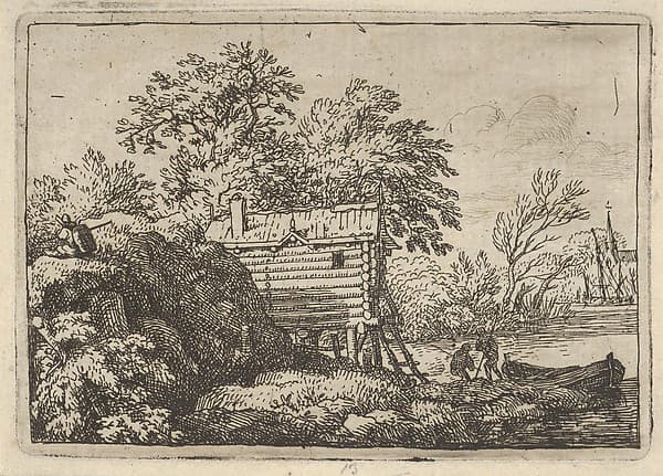 The Fisherman's Hut, by Allart van Everdingen