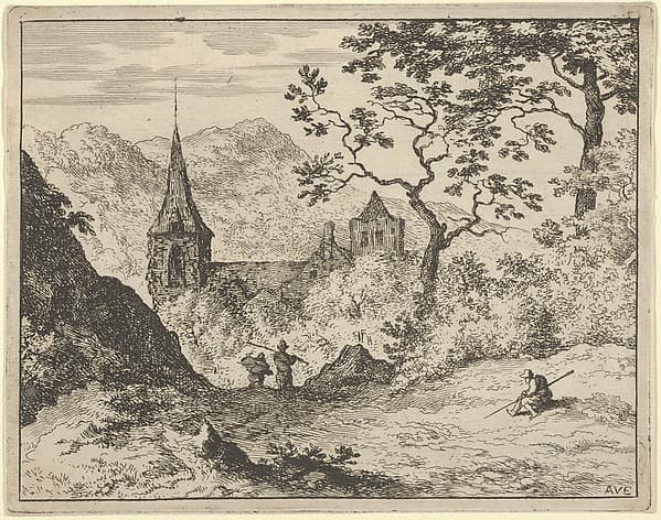 The Church in the Valley, by Allart van Everdingen