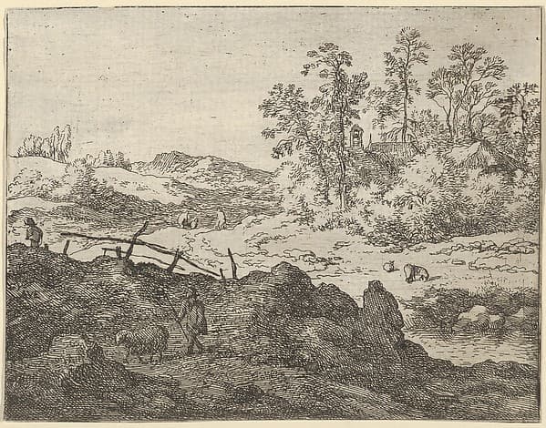 The Shepherd and the Lamb, by Allart van Everdingen