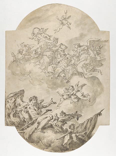 Glorification of the Widmann Family, by Gaspare Diziani