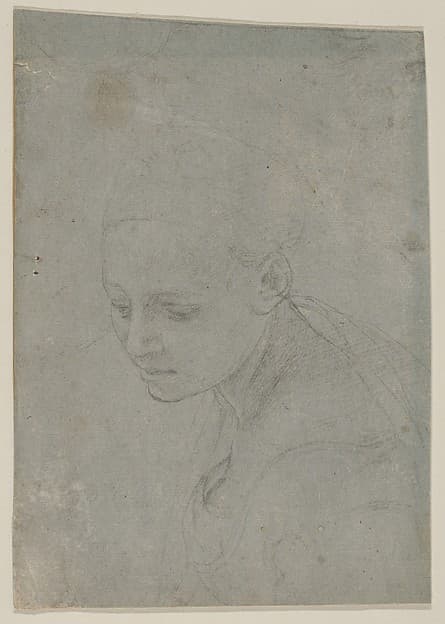 Study of a Young Woman in Three-quarter Bust-Length, by Bronzino (Agnolo di Cosimo di Mariano)