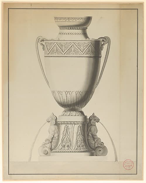 Design for a Wine Fountain, by Henri Auguste