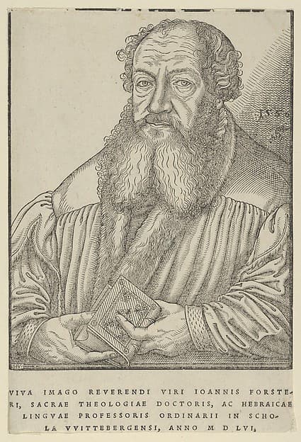 Johann Forster, by Lucas Cranach the Younger