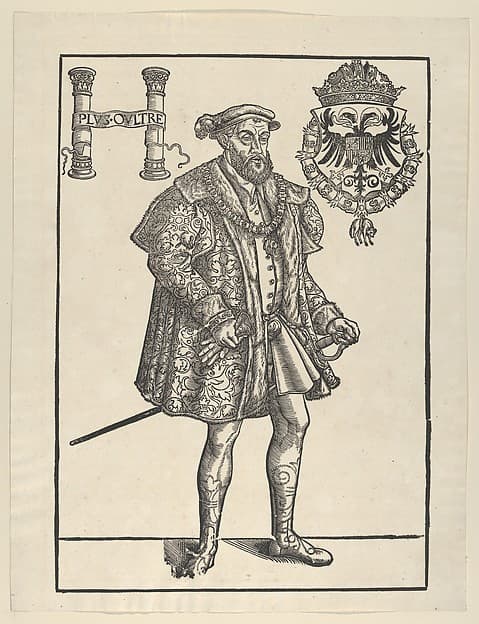 Copy of Emperor Charles V, by Lucas Cranach the Younger