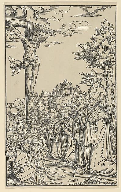 Book-Plate of Christoph Scheurl, by Lucas Cranach the Younger and Workshop