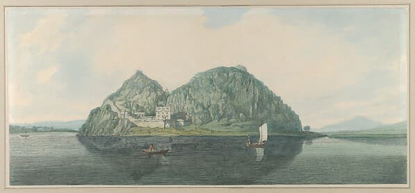 Dumbarton Rock from the South, by Joseph Farington
