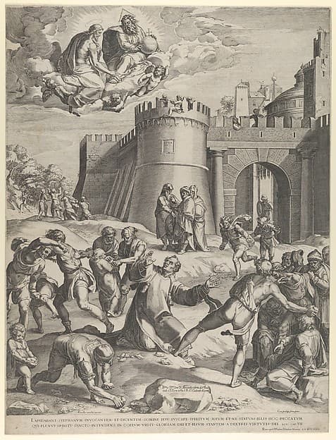 The Martyrdom of St Stephen, by Cornelis Cort