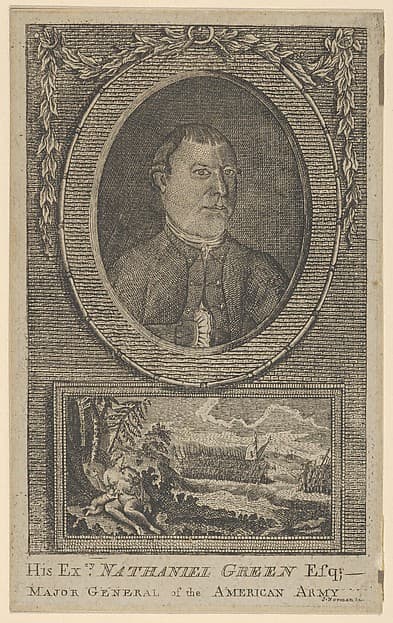 His Excellency Nathaniel Green, Esq., Major General of the American Army, by John Norman