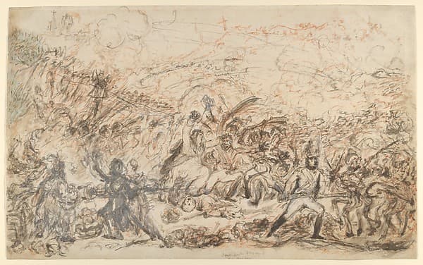 Spanish Patriots Attacking the French Banditti – Loyal Britons Lending a Lift, by James Gillray