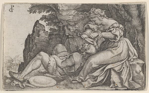 Samson and Delilah, by Georg Pencz