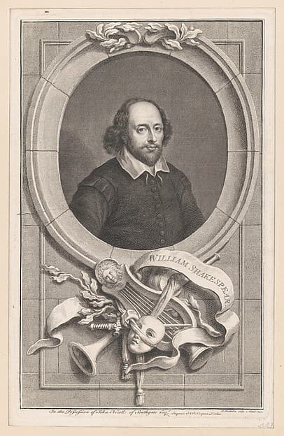 William Shakespeare, by Jacob Houbraken