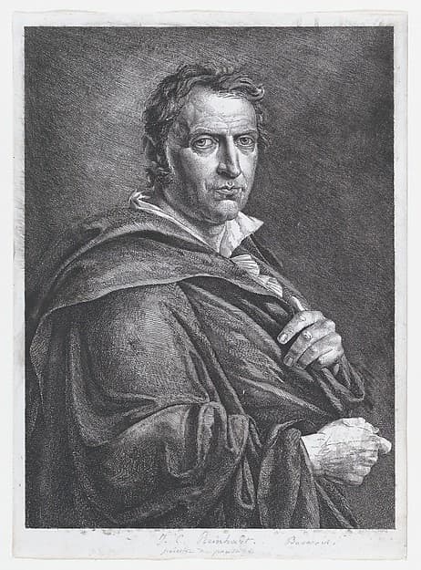 Portrait of the Artist Johann Christian Reinhart, by José de Madrazo