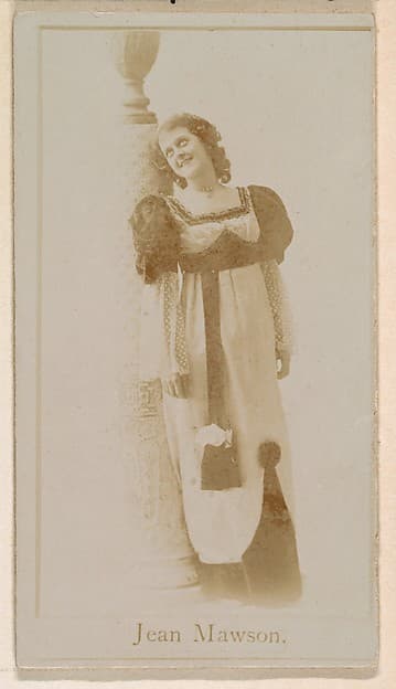 Jean Mawson, from the Actresses series (N245) issued by Kinney Brothers to promote Sweet Caporal Cigarettes, by Kinney Brothers Tobacco Company